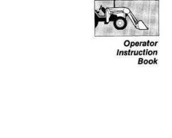 Massey Ferguson 1449724M1 Operator Manual - 932 Loader