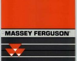 Massey Ferguson 1449755M1 Operator Manual - 220 Windrower (Hesston built, eff 1998)
