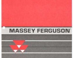 Massey Ferguson 1449756M1 Operator Manual - 8780 Combine (eff sn X55101)
