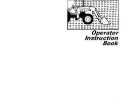 Massey Ferguson 1449764M1 Operator Manual - 1050 Loader