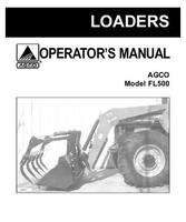 AGCO 1449777M1 Operator Manual - FL500 Loader