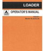 AGCO 1449953M4 Operator Manual - SL42 / SL44 Loader