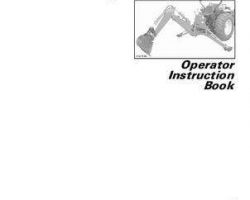 Massey Ferguson 1449967M1 Operator Manual - 1470 / 1475 / 1480 Backhoe