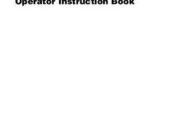 Massey Ferguson 1449990M3 Operator Manual - 2375 Backhoe
