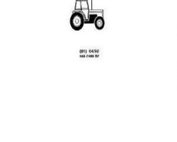 Massey Ferguson 1637189B7 Parts Book - 3680 Tractor