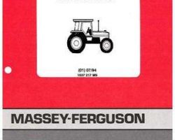 Massey Ferguson 1637217M9 Parts Book - 3140 Tractor