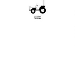 Massey Ferguson 1637322M4 Parts Book - 1250 Compact Tractor (eff sn E50101)