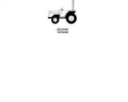 Massey Ferguson 1637323M4 Parts Book - 1260 Compact Tractor (eff sn E60101)