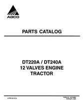 AGCO 1637449M4 Parts Book - DT220A / DT240A Tractor (12 valve engine)