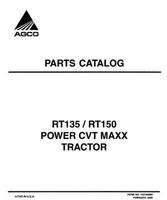 AGCO 1637460M5 Parts Book - RT135 / RT150 Tractor (PowerMaxx CVT)
