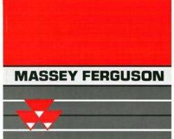 Massey Ferguson 1856780M4 Operator Manual - 230 / 240 / 253 Tractor (non N. America)
