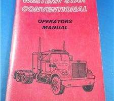 1990 Western Star 3800 Series Trucks Operator's Manual