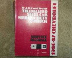 1987 Chevrolet W4 Tiltmaster Service Manual