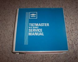 1987 GMC W6 Forward Service Manual