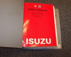 1990 Isuzu EVR Truck Parts Catalog