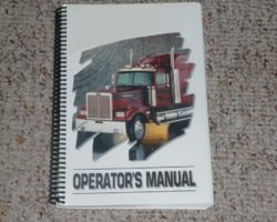1993 Western Star 3800 Series Trucks Operator's Manual