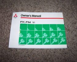 1991 Mitsubishi Fuso FK Owner's Manual