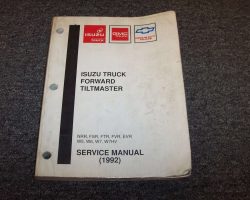 1992 Isuzu EVR Truck Service Manual
