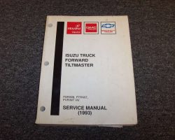 1993 GMC W7 Forward Service Manual