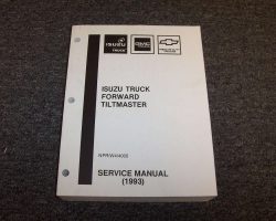 1993 GMC W4 Forward Service Manual