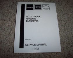 1993 GMC W5 Forward Service Manual