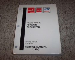1994 GMC W6 Forward Service Manual