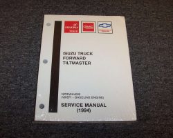 1994 GMC W4 Forward Gas Service Manual