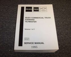 1995 Chevrolet W4 Tiltmaster Diesel Service Manual