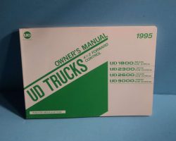1995 UD Trucks UD2300 Models Operator's Manual