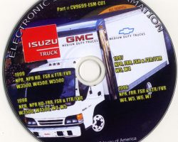 1998 GMC W4500 Diesel Truck Service Manual CD