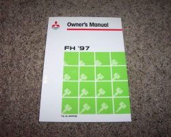 1997 Mitsubishi Fuso FH Owner's Manual