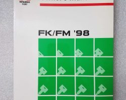 1998 Mitsubishi Fuso FK Owner's Manual