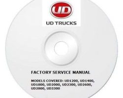 1999 UD Trucks UD1200 Models Service Manual CD