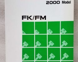 2000 Mitsubishi Fuso FM Owner's Manual