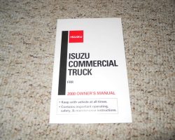 2000 Isuzu FRR Diesel Truck Owner's Manual