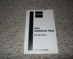 2000 Isuzu NPR Truck Diesel Engine Owner's Manual