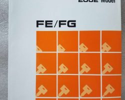 2002 Mitsubishi Fuso FG Models Owner's Manual