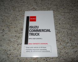 2002 Isuzu NRR Truck Owner's Manual