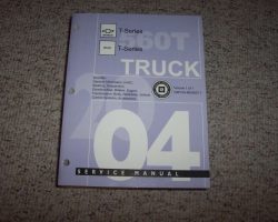 2004 Chevrolet T7500 T-Series Truck Service Manual