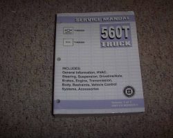 2005 Chevrolet T8500 T-Series Truck Service Manual