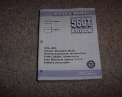 2005 GMC T7500 T-Series Truck Service Manual