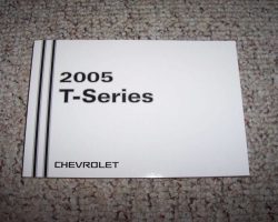 2005 Chevrolet T7500 T-Series Truck Owners Manual