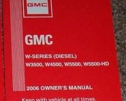 2006 Chevrolet W4500 Diesel Truck Owner's Manual