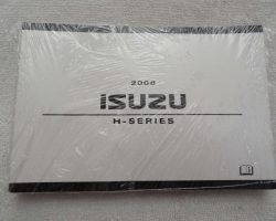 2008 Isuzu HXR Truck Owner's Manual
