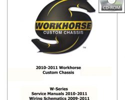 2011 Workhorse W Series Motorhome Chassis Service Manual CD