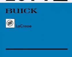 2014 Buick LaCrosse Service Manual