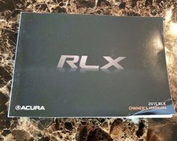 2015 Acura RLX Owner's Manual