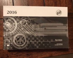 2016 Buick Envision Owner's Manual
