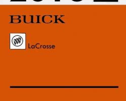 2016 Buick LaCrosse Service Manual