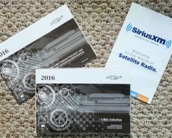 2016 Chevrolet Tahoe & Suburban Owner Operator User Guide Manual Set